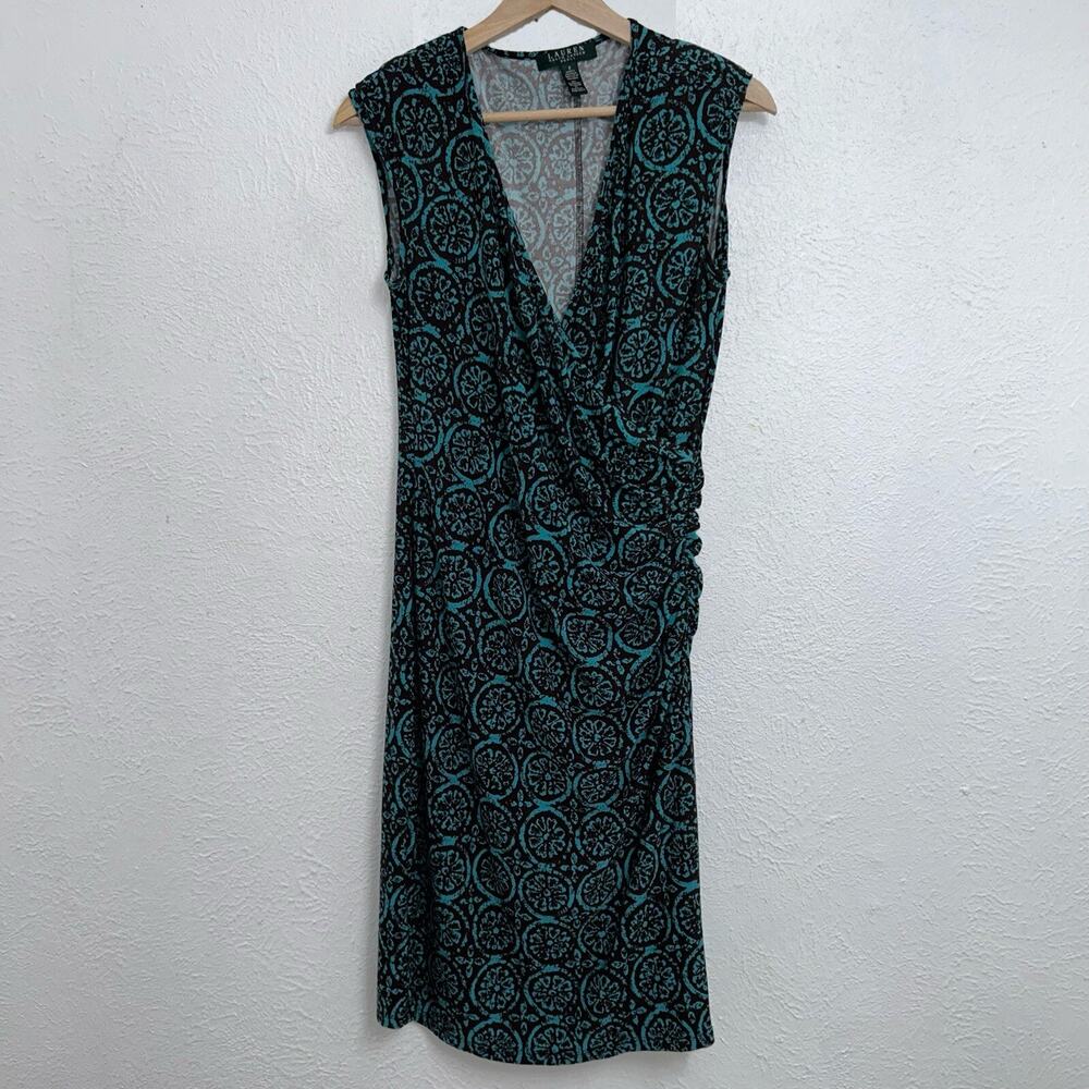 Ralph Lauren Green Dress Sleeveless Women’s 8